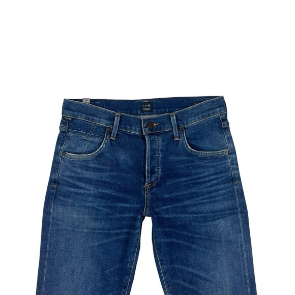 Citizens of Humanity Elsa Mid Rise Slim Fit Crop Jeans Size 26 Button Fly Taos - Picture 6 of 15